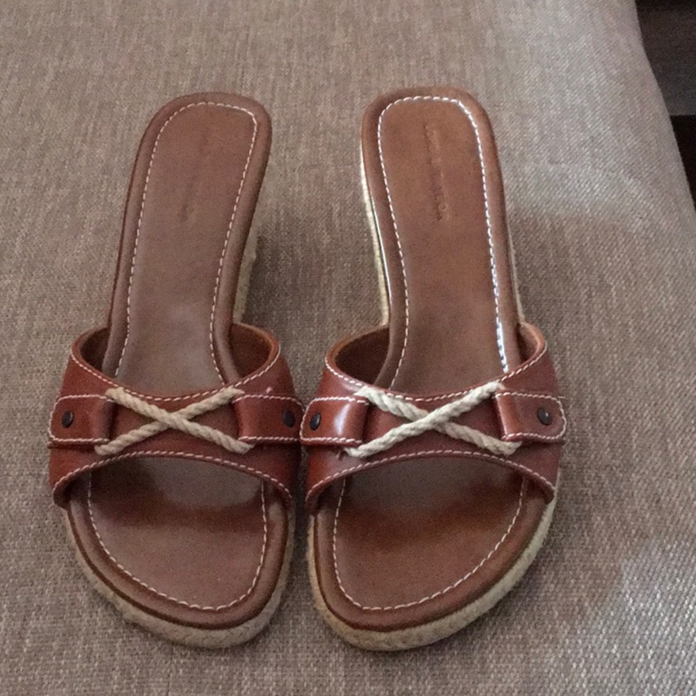 Rope Design Wedge Sandals